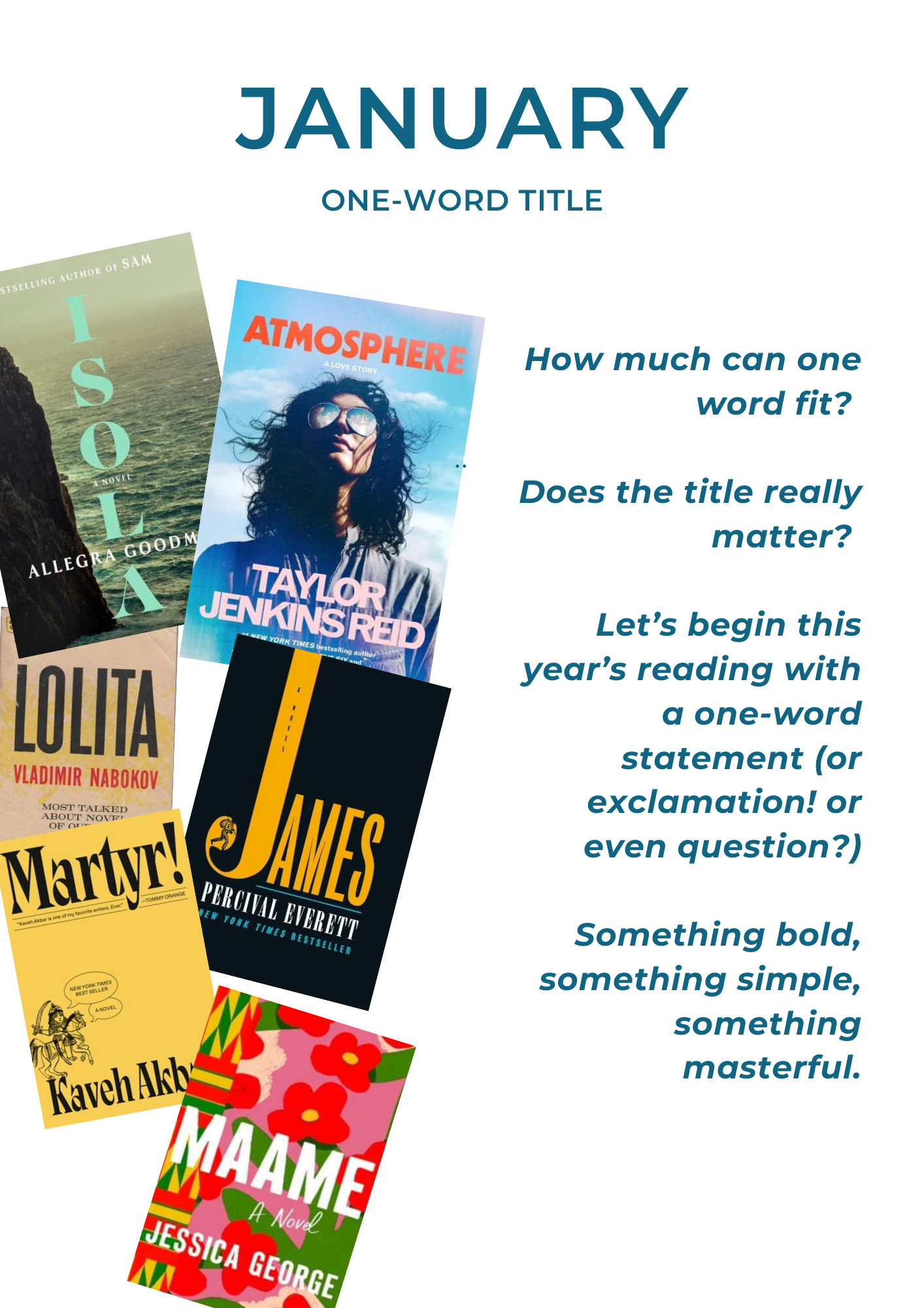 January: One word title